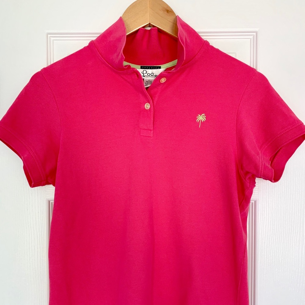 Lilly Pulitzer Women’s Medium Pink Polo Shirt